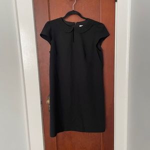 Loft Petites Size 12 Black Eyelet Lace Collar